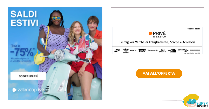 Zalando Privè: iscriviti e accedi a sconti fino al 75%